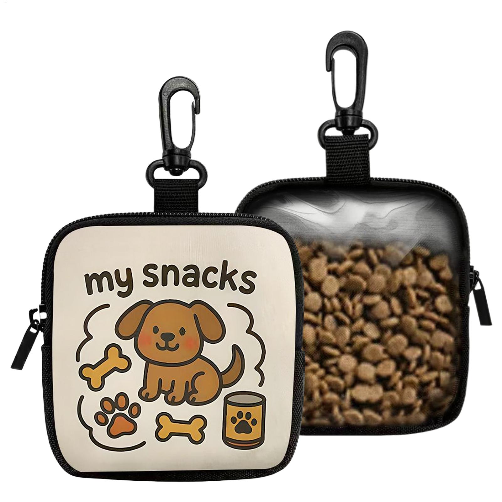 犬用おやつポーチ ポータブルフード収納ディスペンサー ペット - Food Snacks For Hiking のレビューと価格