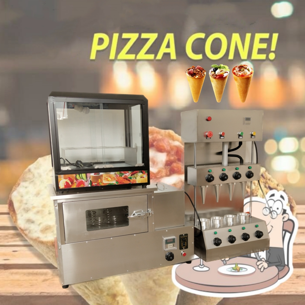 110V 220V 人気のピザコーンマシン コーンピザオーブ - Healthy Snacks Food のレビューと価格